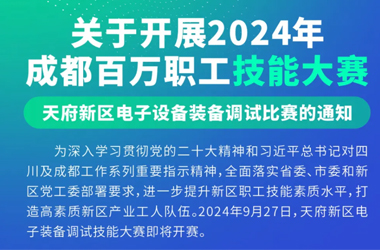 匠心筑夢(mèng) 科技報(bào)國(guó)｜2024年成都百萬(wàn)職工技能大賽正式開(kāi)啟！